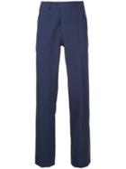 Gieves & Hawkes Textured Tailored Trousers - Blue