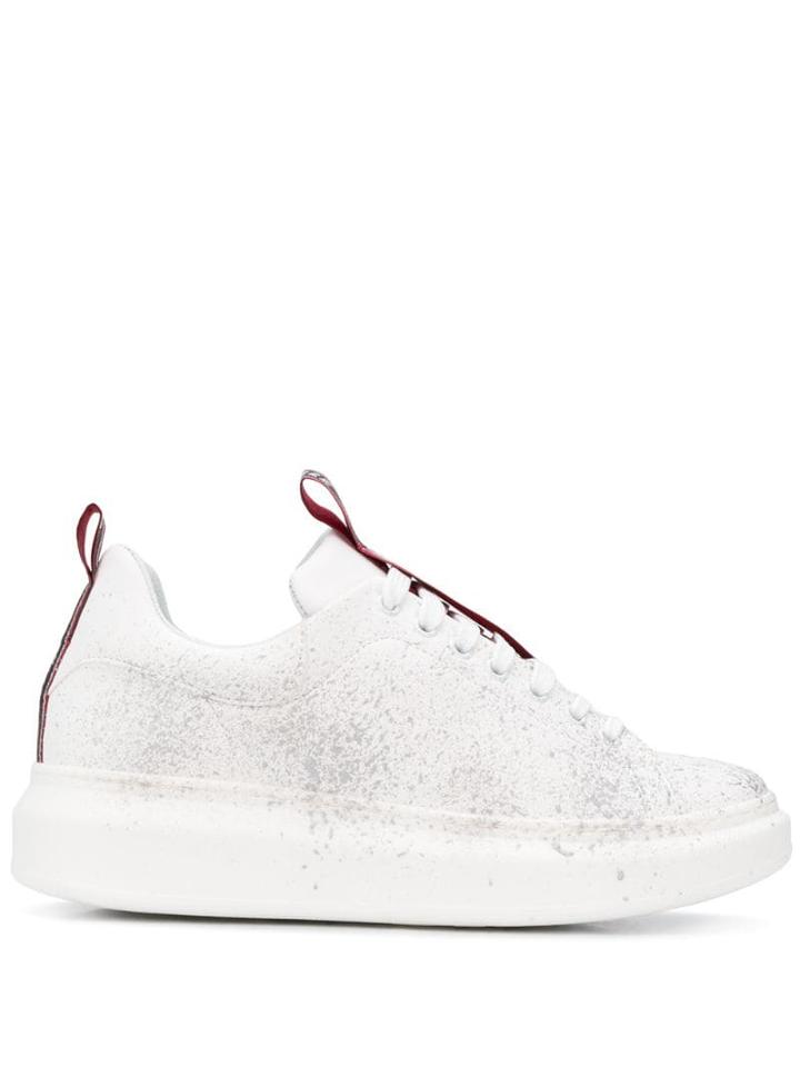Gaelle Bonheur Logo Tape Low Top Sneakers - White
