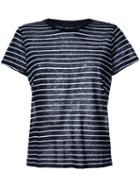 Atm Anthony Thomas Melillo - Striped T-shirt - Women - Linen/flax - S, Blue, Linen/flax