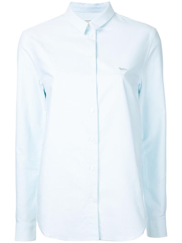 Maison Kitsuné - Oxford Shirt - Women - Cotton - 34, Blue, Cotton