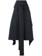 Marni - Tie Waist Handkerchief Skirt - Women - Polyester - 40, Blue, Polyester