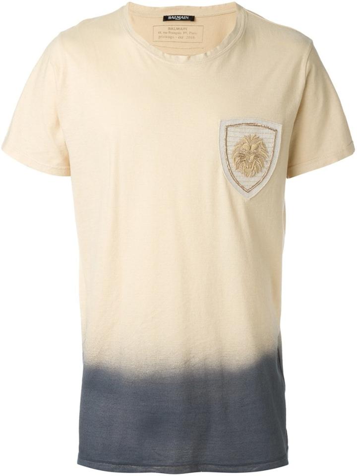 Balmain Dip-dye T-shirt - Nude & Neutrals