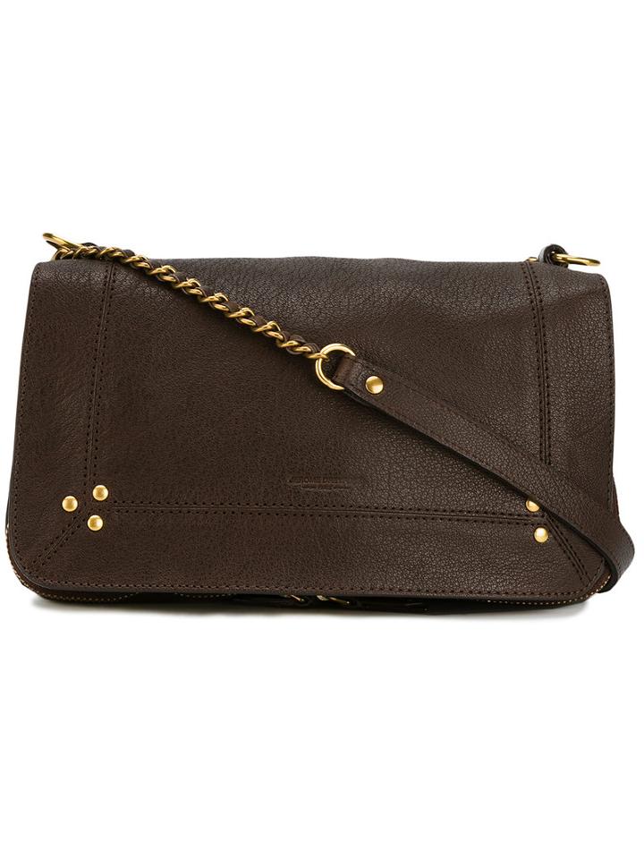 Jérôme Dreyfuss Bobi Shoulder Bag, Women's, Brown, Cotton/buffalo Leather/goat Skin