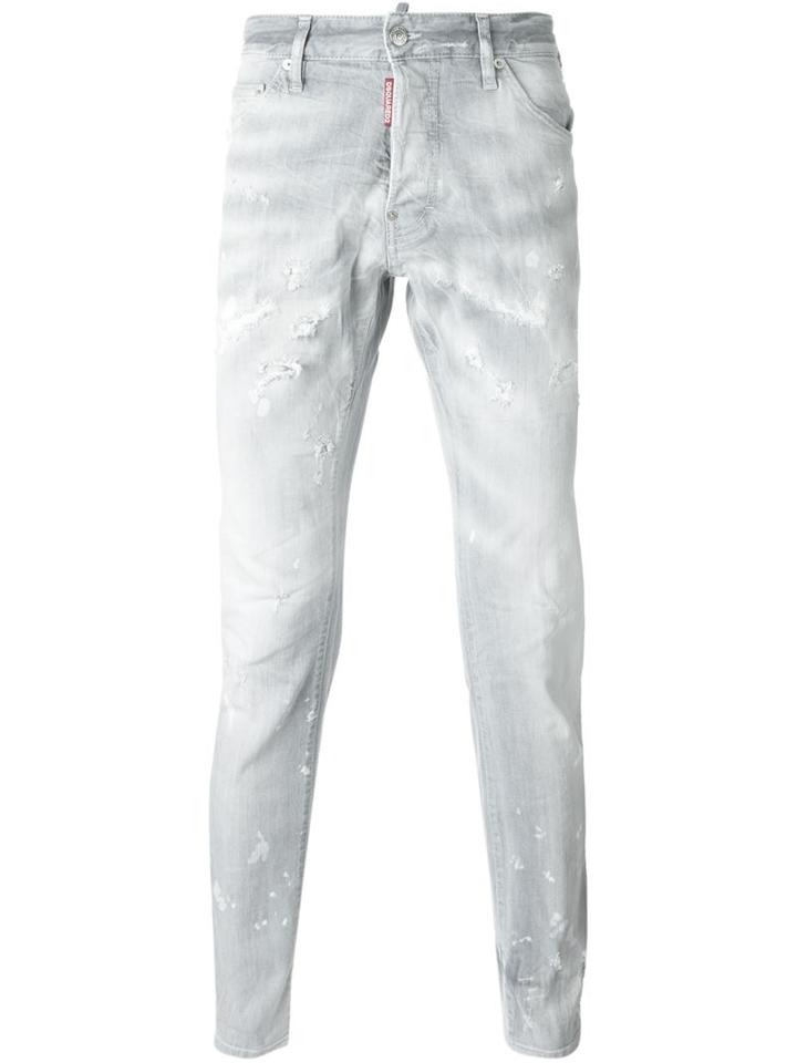 Dsquared2 Cool Guy Jeans, Men's, Size: 48, Grey, Cotton/spandex/elastane/polyester