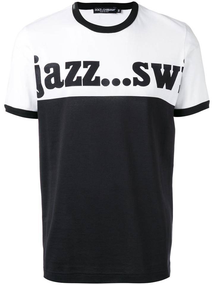 Dolce & Gabbana - Printed T-shirt - Men - Cotton - 48, Black, Cotton
