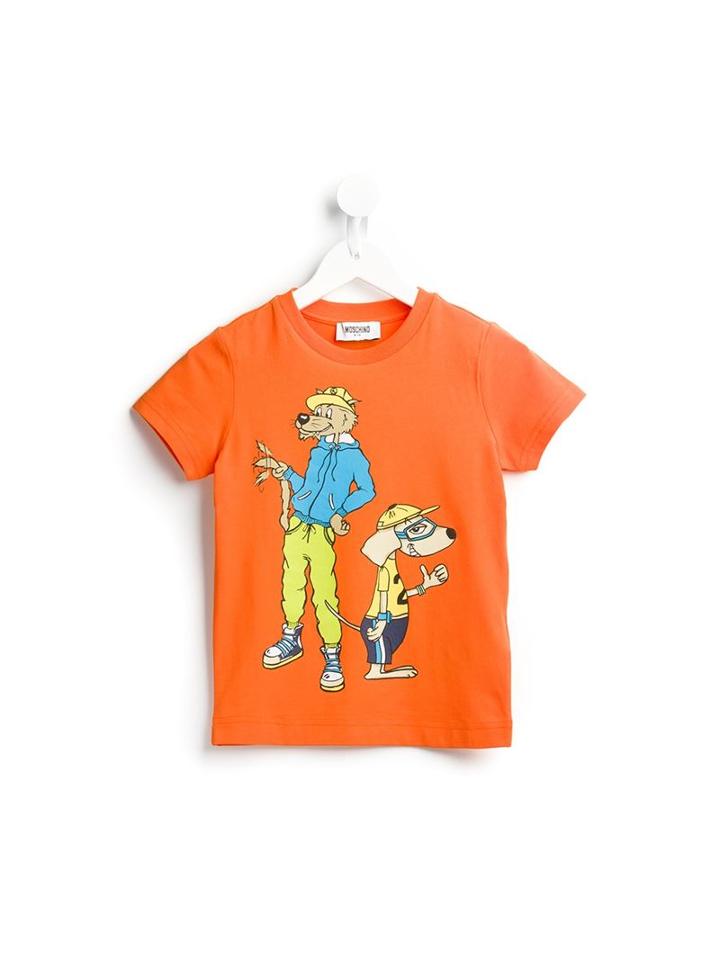 Moschino Kids Street Pets Print T-shirt