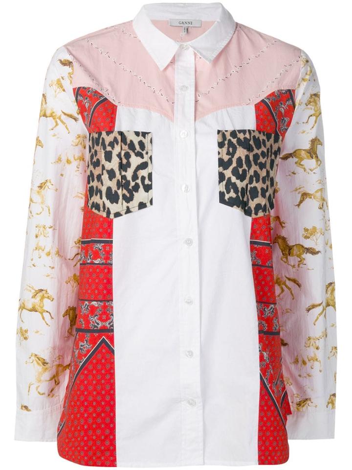 Ganni Sweeny Shirt - White