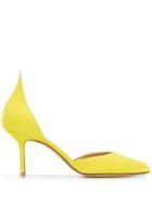 Francesco Russo Pointed Pumps - Yellow