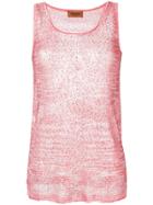 Missoni Sequin Knit Vest - Pink