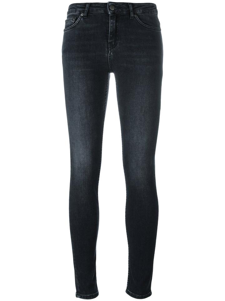 Blk Dnm - Skinny Jeans - Women - Cotton/elastodiene/spandex/elastane - 30, Grey, Cotton/elastodiene/spandex/elastane