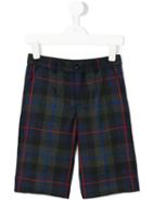 Dolce & Gabbana Kids - Checked Shorts - Kids - Viscose/virgin Wool - 2 Yrs, Grey
