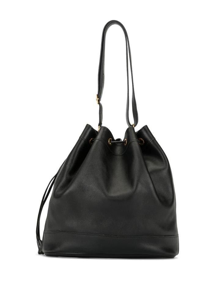 Hermès Pre-owned Market Pm Drawstring Shoulder Bag - Black