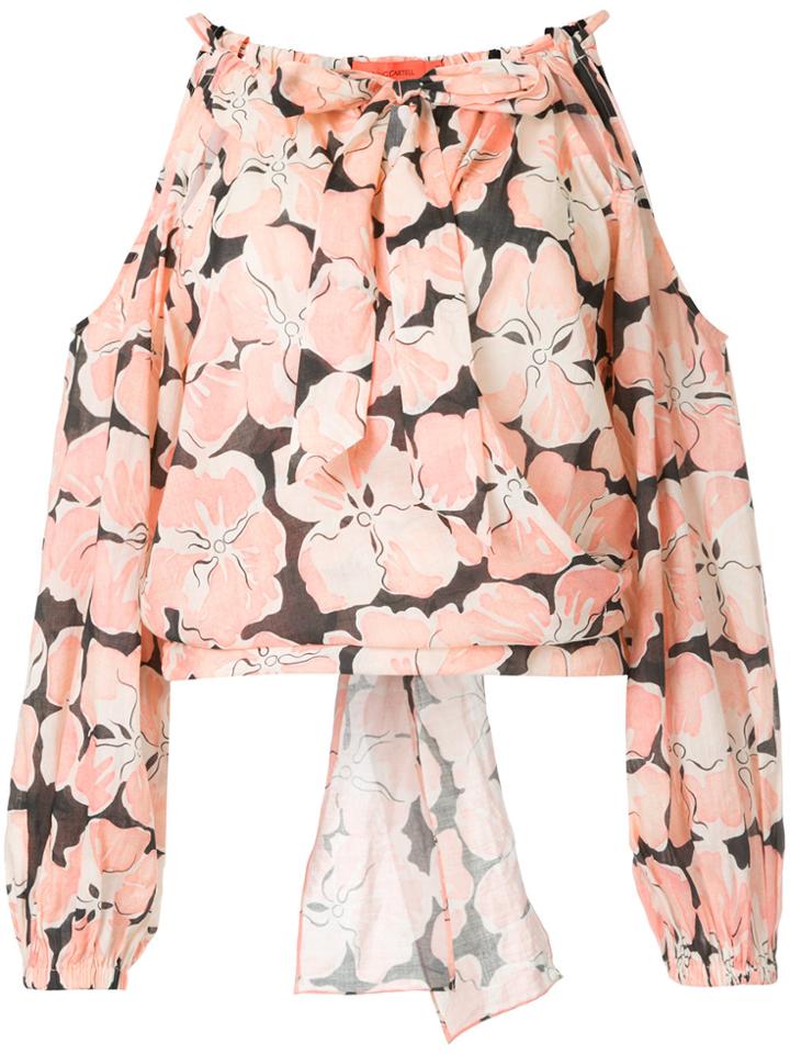 Manning Cartell Aloha Cold Shoulder Blouse - Pink & Purple