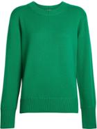 Burberry Archive Logo Appliqué Cashmere Sweater - Green