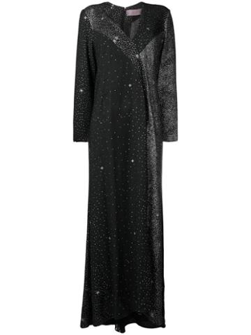 Christian Lacroix Pre-owned 1988 Sparkly Evening Dress - Black