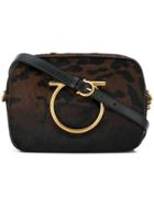 Salvatore Ferragamo Print Crossbody Bag - Brown