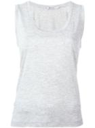 Alexander Wang Scoop Neck Tank Top, Women's, Size: M, Grey, Viscose