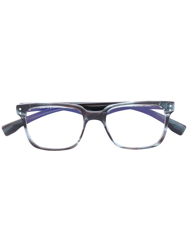 Family Affair Square Frame Glasses, Blue, Acetate