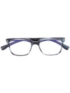 Family Affair Square Frame Glasses, Blue, Acetate