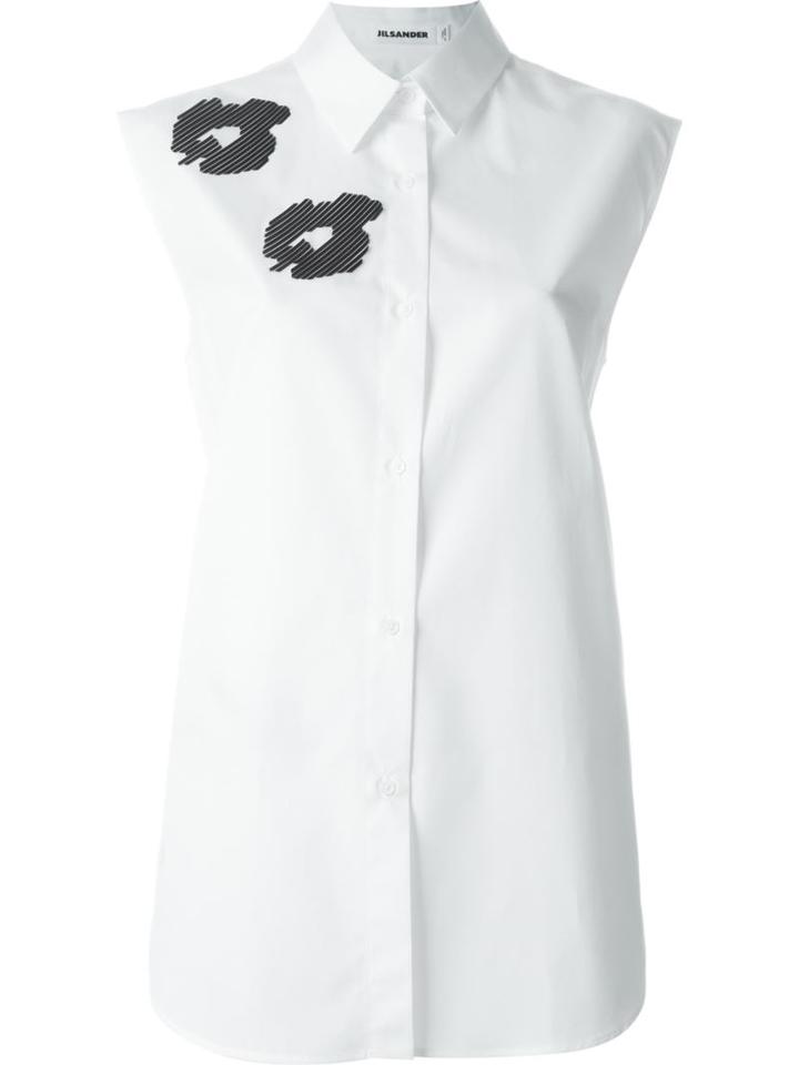 Jil Sander Agatha Shirt, Women's, Size: 40, White, Cotton