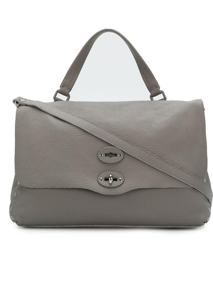 Zanellato Postina Medium Tote Bag - Grey
