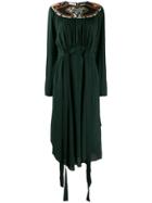 Stella Mccartney Panelled Neckline Dress - Green
