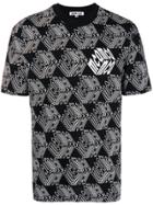 Mcq Alexander Mcqueen Monogram Print T-shirt - Black