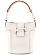 Tod's Double T Bucket Bag - White