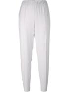 Les Copains Elasticated Waist Tapered Trousers