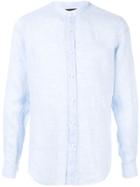 Shanghai Tang Linen Shirt - Blue