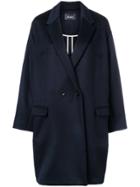 Isabel Marant Filipo Oversized Overcoat - Blue