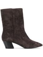 Ash Pointed Ankle Boots - Brown