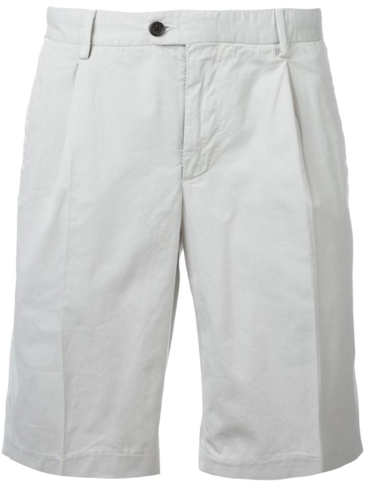 Joseph Classic Chino Shorts, Men's, Size: 48, Grey, Cotton