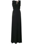 No21 Ruched-bodice Dress - Black