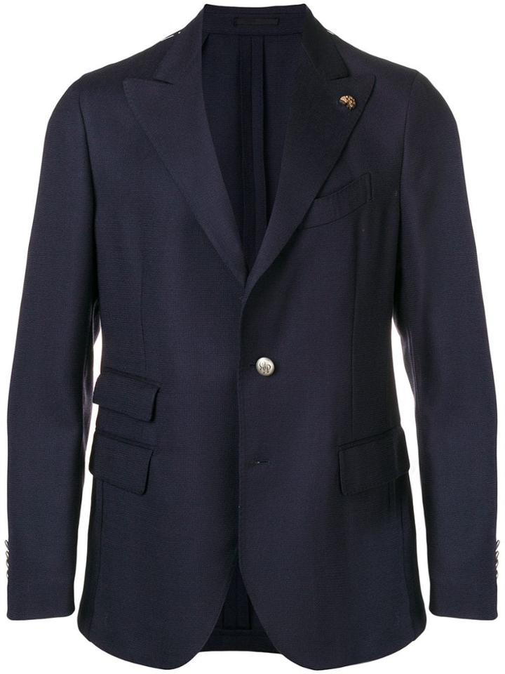 Gabriele Pasini Multi-pocket Blazer - Blue