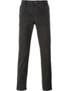 Incotex Classic Chinos, Men's, Size: 34, Grey, Cotton/spandex/elastane
