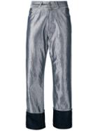 Golden Goose Deluxe Brand - Komo Denim Trousers - Women - Cotton/polyester/viscose - 29, Grey, Cotton/polyester/viscose