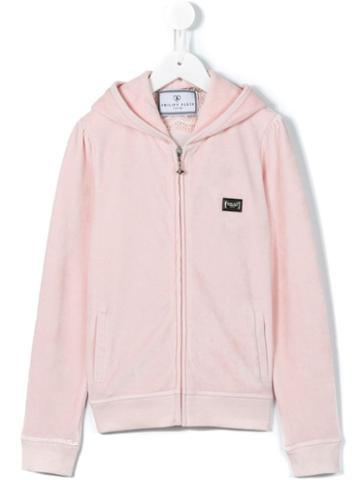Philipp Plein Kids 'flying Bee' Hoodie, Girl's, Size: 8 Yrs, Pink/purple