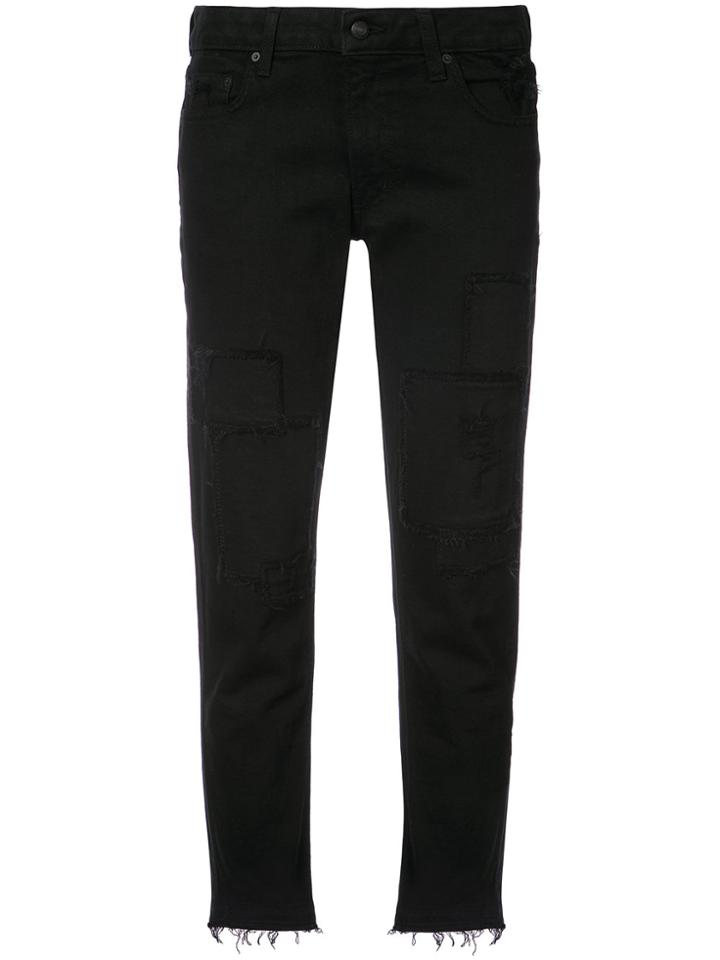 Derek Lam 10 Crosby Mila Girlfriend Jeans - Black