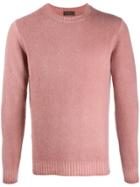 Altea Long-sleeve Fitted Sweater - Pink