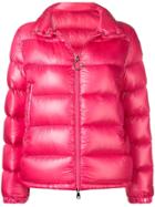 Moncler Logo Puffer Jacket - Pink