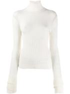 Chloé Turtle Neck Sweater - White
