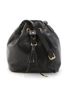 Sarah Chofakian Leather Bucket Bag - Black