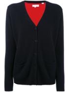 Chinti And Parker - Two Tone Cardigan - Women - Cashmere - Xs, Blue, Cashmere