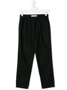 Philosophy Di Lorenzo Serafini Kids Slim-fit Track Trousers - Black