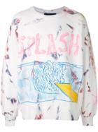 Lost Daze 'splash' Tie-dye Sweatshirt - White