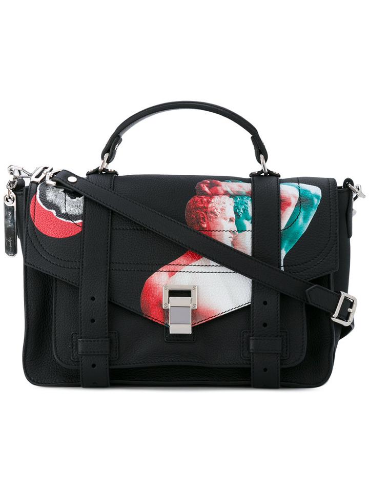 Proenza Schouler - Ps1 Cross Body Tote - Women - Lamb Skin - One Size, Black, Lamb Skin