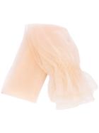Sheer Sleeves - Women - Polyester - One Size, Pink/purple, Polyester, Ermanno Scervino