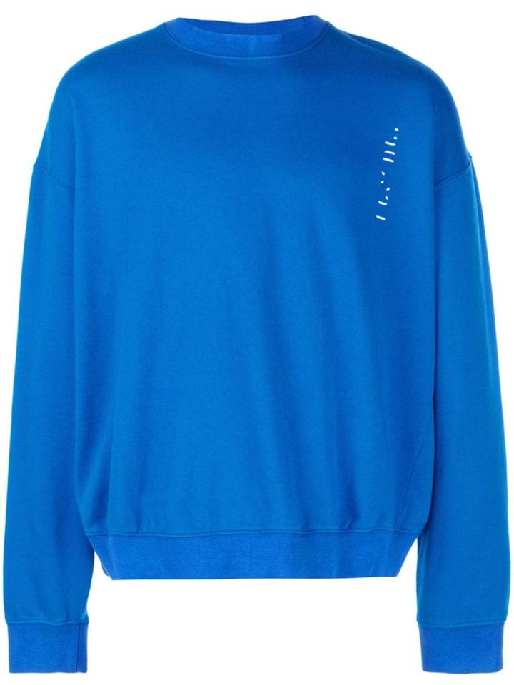 Unravel Project Create Print Sweatshirt - Blue