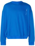 Unravel Project Create Print Sweatshirt - Blue